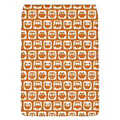 Orange And White Owl Pattern Removable Flap Cover (l) by GardenOfOphir
