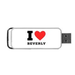 I Love Beverly Portable Usb Flash (two Sides) by ilovewhateva