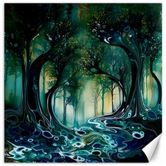 Trees Forest Mystical Forest Nature Canvas 12  X 12 