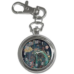 Ai Generated Flower Trees Forest Mystical Forest Key Chain Watches by Ravend