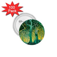 Nature Trees Forest Mystical Forest Jungle 1 75  Buttons (100 Pack)  by Ravend