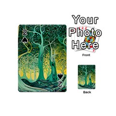 Nature Trees Forest Mystical Forest Jungle Playing Cards 54 Designs (mini) by Ravend