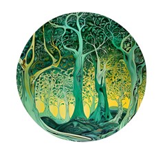 Nature Trees Forest Mystical Forest Jungle Mini Round Pill Box (pack Of 3) by Ravend