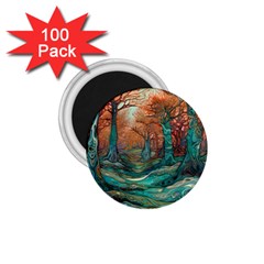 Ai Generated Tree Forest Mystical Forest Nature 1 75  Magnets (100 Pack) 