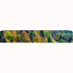 Forest Trees Leaves Fall Autumn Nature Sunshine Small Bar Mat