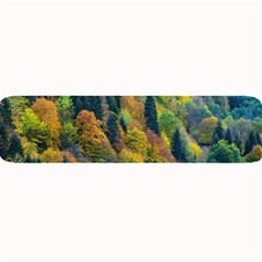 Forest Trees Leaves Fall Autumn Nature Sunshine Large Bar Mat