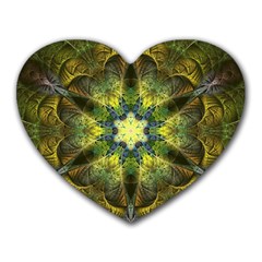 Fractal-fantasy-design-background- Heart Mousepad by Vaneshart