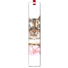 Watercolor Cat Large Book Marks by SychEva