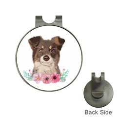 Watercolor Dog Hat Clips With Golf Markers by SychEva