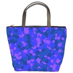 Cold Colorful Geometric Abstract Pattern Bucket Bag Front