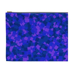 Cold Colorful Geometric Abstract Pattern Cosmetic Bag (xl) by dflcprintsclothing