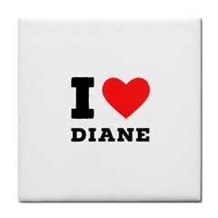 I Love Diane Face Towel by ilovewhateva