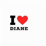 I love diane Large Garden Flag (Two Sides) Back