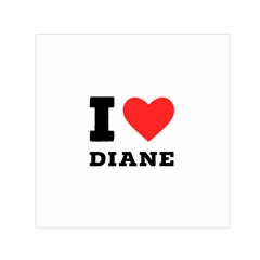 I Love Diane Square Satin Scarf (30  X 30 ) by ilovewhateva