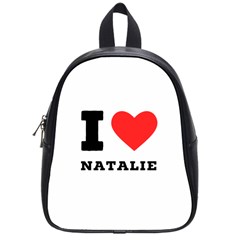 I Love Natalie School Bag (small) by ilovewhateva