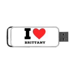 I Love Brittany Portable Usb Flash (one Side) by ilovewhateva