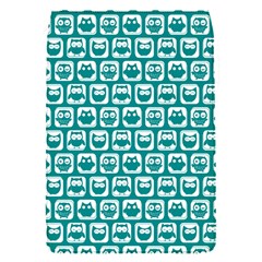 Teal And White Owl Pattern Removable Flap Cover (s) by GardenOfOphir