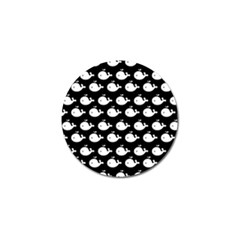 Cute Whale Illustration Pattern Golf Ball Marker (10 Pack)