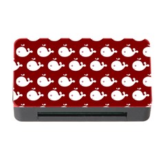 Cute Whale Illustration Pattern Memory Card Reader With Cf by GardenOfOphir