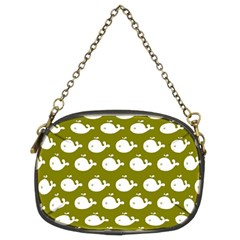 Cute Whale Illustration Pattern Chain Purse (two Sides) by GardenOfOphir