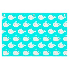 Cute Whale Illustration Pattern Banner And Sign 6  X 4  by GardenOfOphir