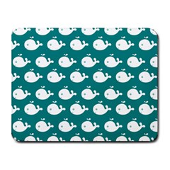 Cute Whale Illustration Pattern Small Mousepad