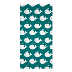 Cute Whale Illustration Pattern Shower Curtain 36  X 72  (stall)  by GardenOfOphir