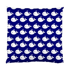 Cute Whale Illustration Pattern Standard Cushion Case (two Sides) by GardenOfOphir