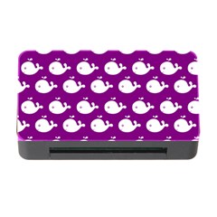 Cute Whale Illustration Pattern Memory Card Reader With Cf by GardenOfOphir