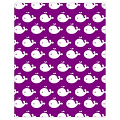 Cute Whale Illustration Pattern Drawstring Bag (small)