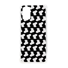 Black And White Cute Baby Socks Illustration Pattern Samsung Galaxy S20plus 6 7 Inch Tpu Uv Case by GardenOfOphir