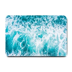 Tropical Blue Ocean Wave Small Doormat by Jack14