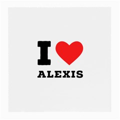 I Love Alexis Medium Glasses Cloth (2 Sides) by ilovewhateva