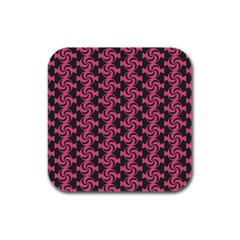 Candy Illustration Pattern Rubber Square Coaster (4 Pack) by GardenOfOphir