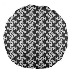 Candy Illustration Pattern Large 18  Premium Flano Round Cushions by GardenOfOphir