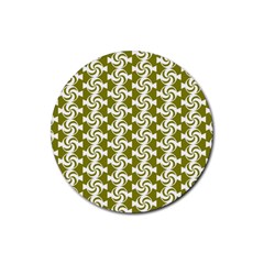 Candy Illustration Pattern Rubber Round Coaster (4 Pack) by GardenOfOphir