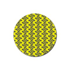 Candy Illustration Pattern Rubber Round Coaster (4 Pack) by GardenOfOphir