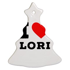 I Love Lori Christmas Tree Ornament (two Sides) by ilovewhateva