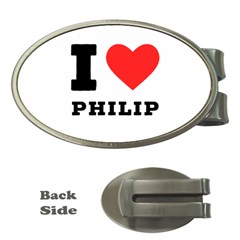 I Love Philip Money Clips (oval) 