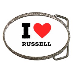 I Love Russell Belt Buckles by ilovewhateva