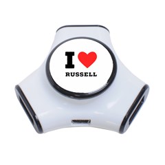 I Love Russell 3-port Usb Hub