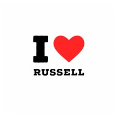 I Love Russell Wooden Puzzle Square by ilovewhateva