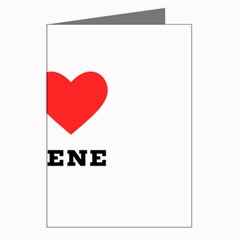 I Love Eugene Greeting Cards (pkg Of 8) by ilovewhateva