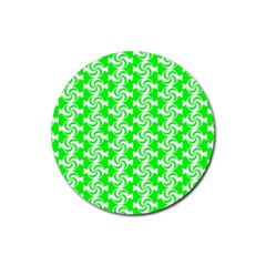 Candy Illustration Pattern Rubber Round Coaster (4 Pack) by GardenOfOphir