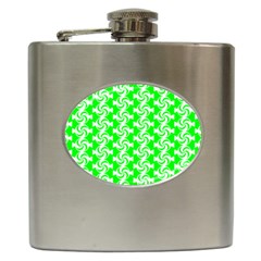 Candy Illustration Pattern Hip Flask (6 Oz) by GardenOfOphir