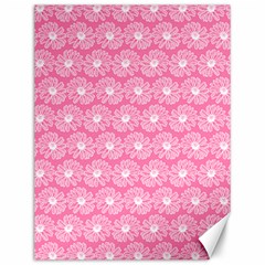 Pink Gerbera Daisy Vector Tile Pattern Canvas 12  X 16  by GardenOfOphir