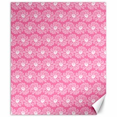 Pink Gerbera Daisy Vector Tile Pattern Canvas 20  X 24  by GardenOfOphir