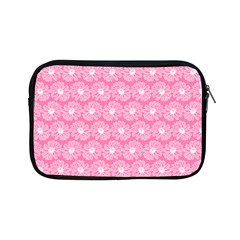 Pink Gerbera Daisy Vector Tile Pattern Apple Ipad Mini Zipper Cases by GardenOfOphir