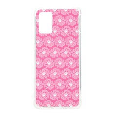 Pink Gerbera Daisy Vector Tile Pattern Samsung Galaxy S20plus 6 7 Inch Tpu Uv Case
