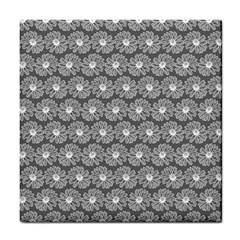 Gerbera Daisy Vector Tile Pattern Tile Coaster by GardenOfOphir